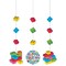 36/Case Bulk Block Bash "Happy Birthday" Toy Blocks Hanging Decorations